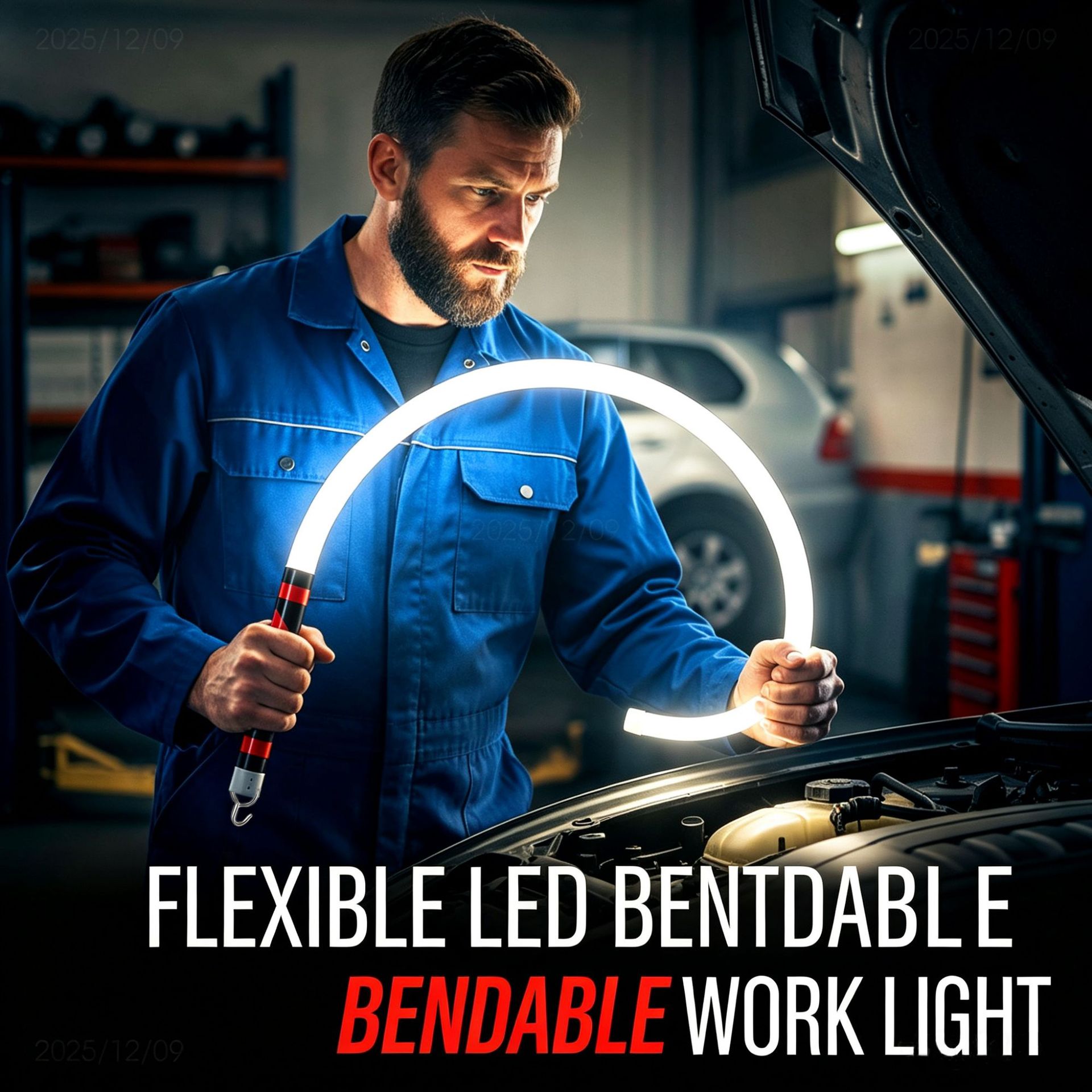Multifunctional Car Repair Inspection Light, Bendable Silicone Lighting, Cross-Border Bendable Led Flashlight