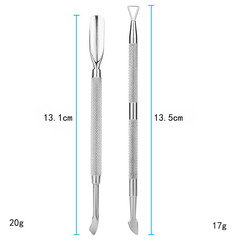 廠家不鏽鋼卸甲刨三角扁線卸甲工具美甲鋼推去死皮推卸甲膠油