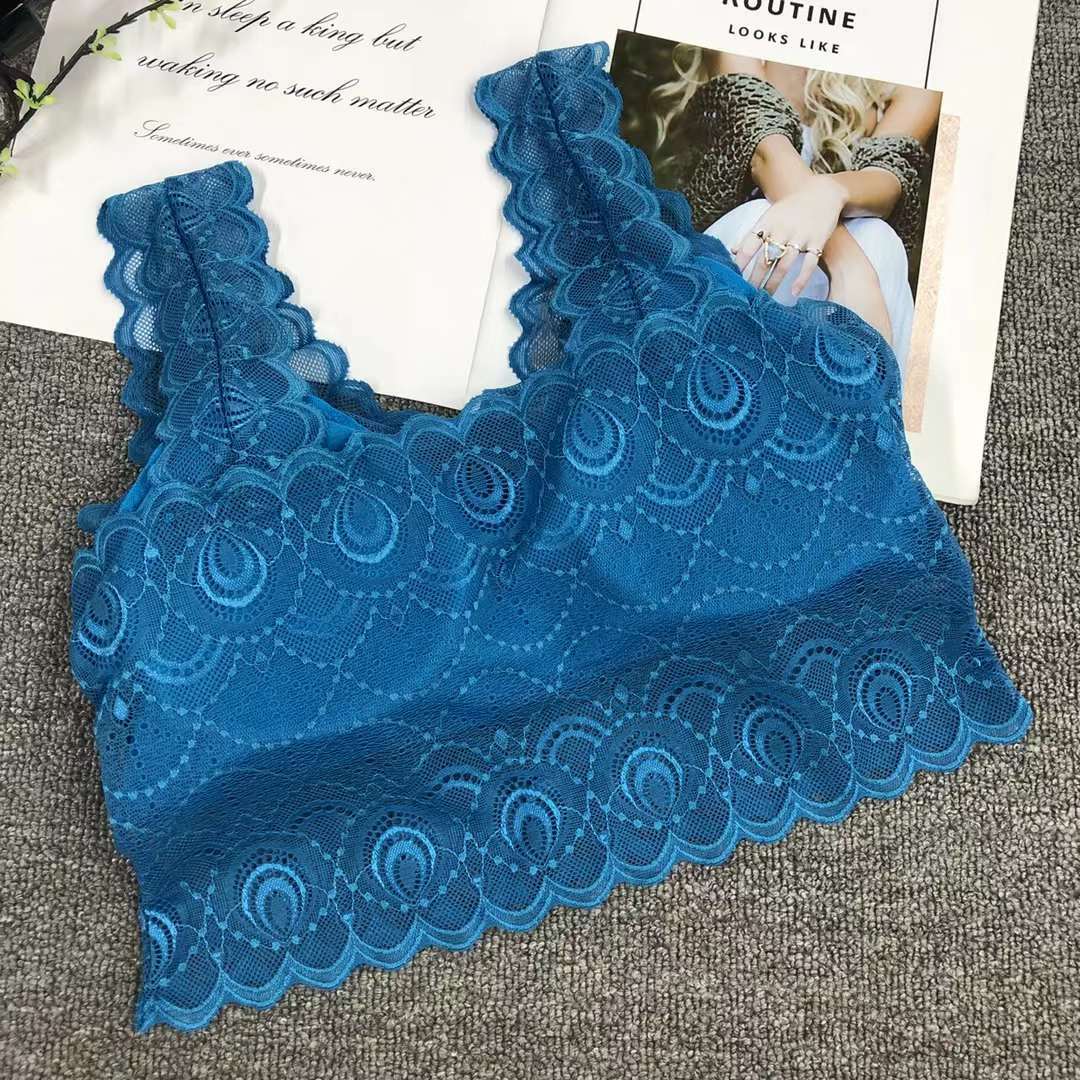 Nuevo cordón elástico de alta calidad belleza espalda chaleco las mujeres sin hilos yoga sujetador ropa interior deportiva al por mayor