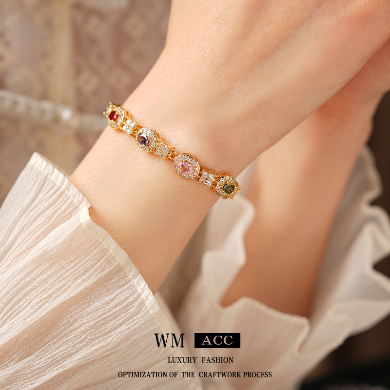 18k oro real pulsera de pulsera pul