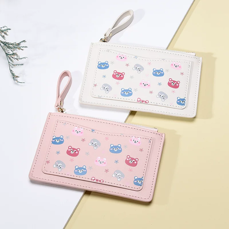 Wallet, short thin cartoon shoulder bag, Korean style