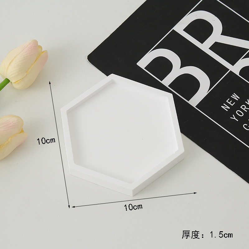 石膏トレイ インスタ映え 収納 ハート型トレイ マット仕上げ ネイルアート ジュエリー ネックレス イヤリング ディスプレイ 装飾品|undefined