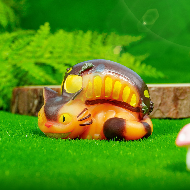 Adornos de resina lindo Totoro coche coche nuevo adorno acuario paisajismo decoración pecera colgante micropaisajismo