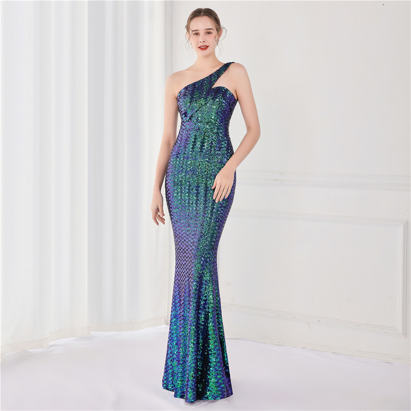 18891 # Sequin 8-Color Dreamy Celebrity Party Evening Dress Sexy Long Toast Dress Host Dress 18891 # Sequin 8-Color Dreamy Celebrity Party Evening Dress Sexy Long Toast Dress Host Dress