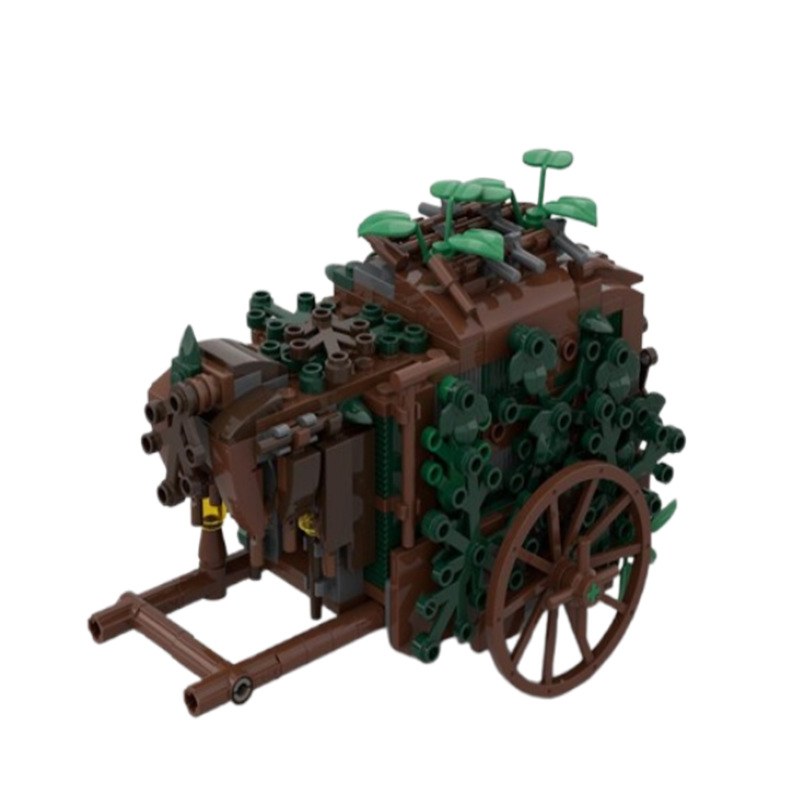 Cross-border Hot-selling In-stock MOC-169093 Small Particle Assembly Building Block Toy Carriage DIY Educational Model_voghion.com