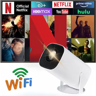 P30 Pro Cross-Border New 4K Wifi High-Definition Android 13 5g Bluetooth Portable Home Mini Projector