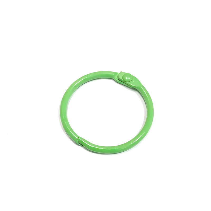 Color macarón 30mm color laqueado anillo de encuadernación anillo de encuadernación calendario de escritorio anillo de encuadernación DIY