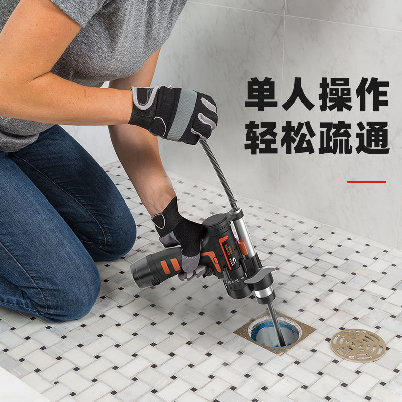 代発一ドリル自動前進後退配管疎通器オリーブの頭ばねが曲がりやすい下水道疎通ツール|undefined