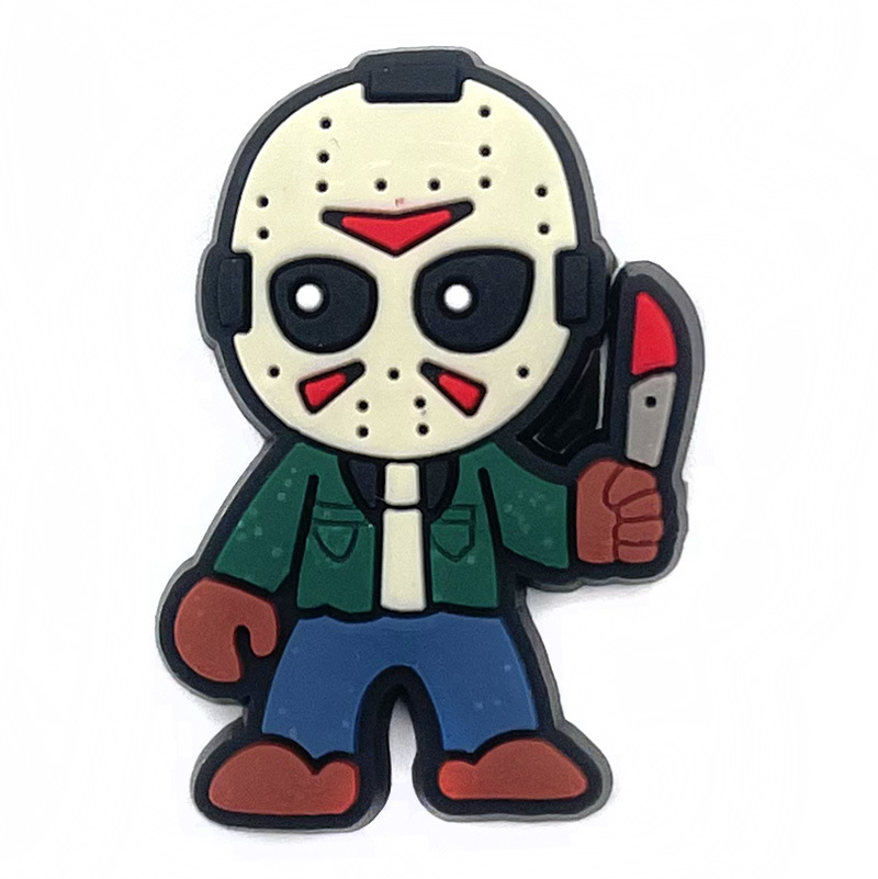 Nuevos zapatos de Halloween zapatos de flores hebilla Croc zapatos de jardín hebilla decorativa