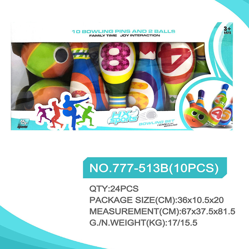 Juguetes de bolos para niños traje bebé padre-hijo Deportes 3-6 años al aire libre interior extra grande ocio bola entrega