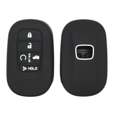 Silicone factory suitable for Honda one-button start key protective cover Honda soft rubber key shell a generation of hair (Static Rod/Key Bag) - black