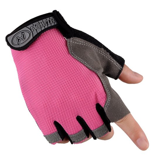 Cross-border Thin Half-finger Gloves Men's and Women's Riding Non-slip Quick-drying Sports Fitness Breathable Bicycle Gloves A01W