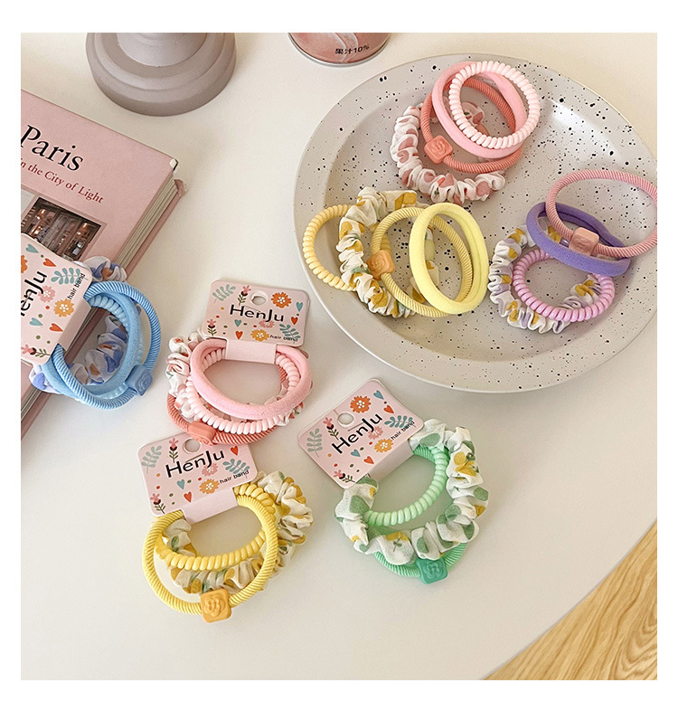 Einfacher Stil Klassischer Stil Frau Einfarbig Haargummi display picture 5