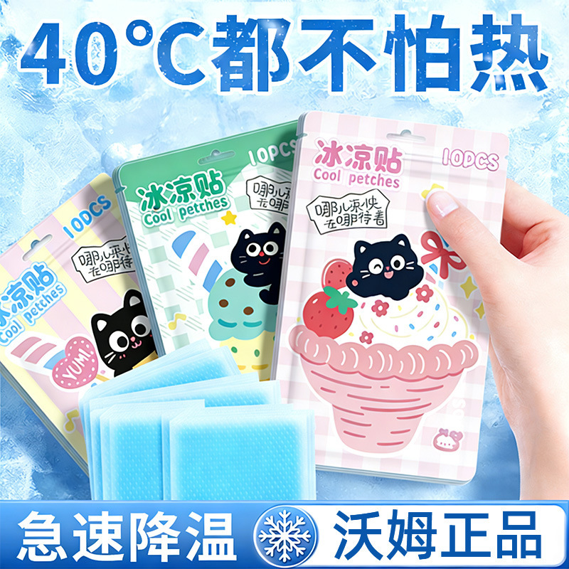 Worm gift ice stickers summer cooling cooling students military training adult cool stickers 10 bags factory wholesale Worm gift ice stickers summer cooling cooling students military training adult cool stickers 10 bags factory wholesale