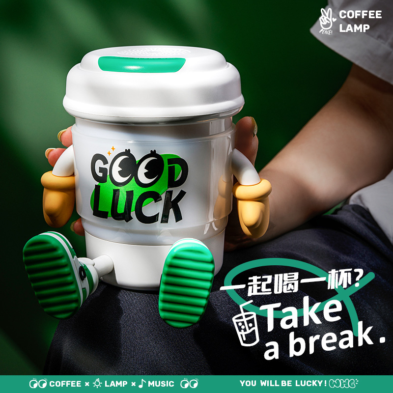 New Product Creative Bluetooth Speaker Bedside Night Light Cartoon Gift High-Quality Silicone Lamp Ornament Patpat Night Light