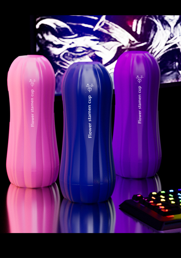 Jiuai Manual Masturbation Cup TPE ABS Textured Interior Male Adult Toy — detail image 24
