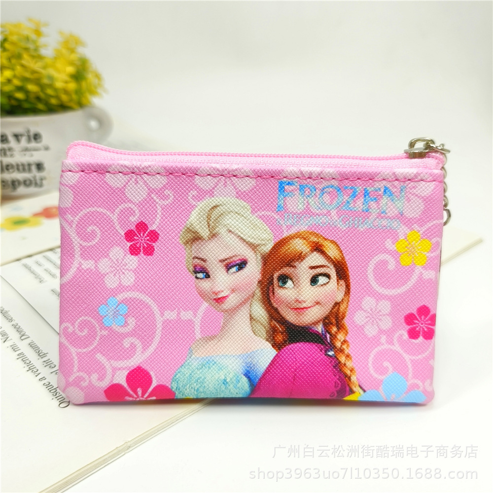 Bolso de la moneda de los niños de dibujos animados lindo niños y niñas monedero bolso de La Moneda bolso de la tarjeta de cremallera pequeña bolsa regalo del estudiante de la escuela primaria