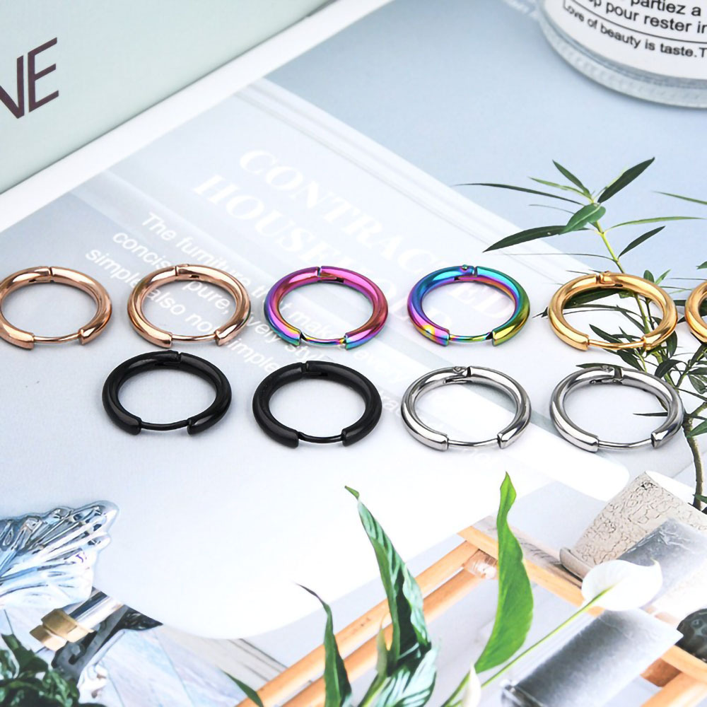 fashionable women's earrings stainless steel