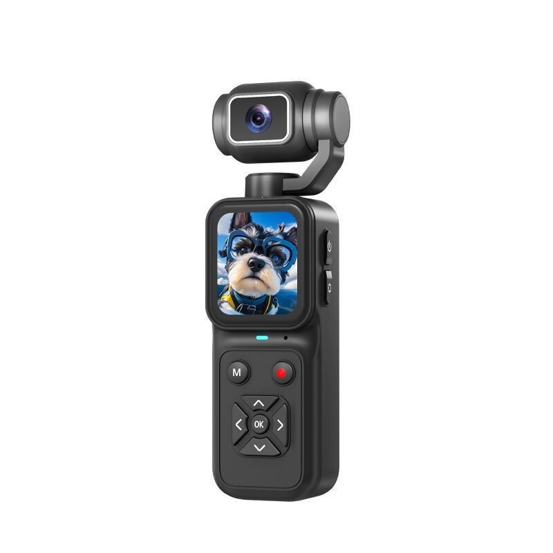 4K HD handheld gimbal camera with image stabilization, ideal for vlogging, action shooting, and outdoor travel photography 4K HD handheld gimbal camera with image stabilization, ideal for vlogging, action shooting, and outdoor travel photography