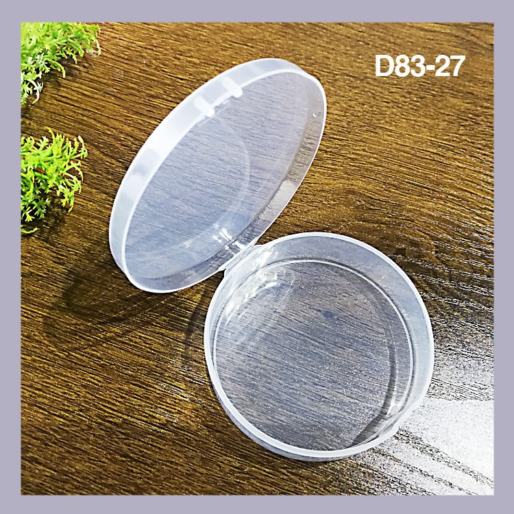 Caja de soplo de polvo caja vacía cojín de aire caja de subensamblaje de soplo de polvo suelto plástico transparente caja de almacenamiento de polvo grande portátil