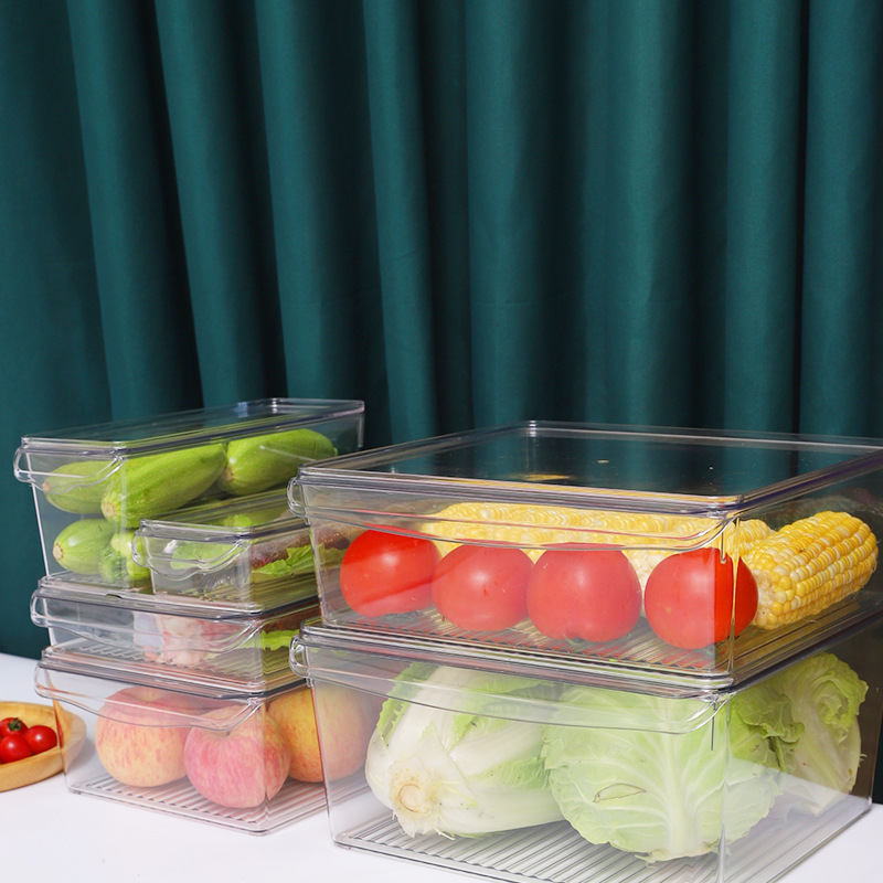 Organizador para Refrigerador de Plástico de Grado Alimenticio Antiolor de Gran Capacidad