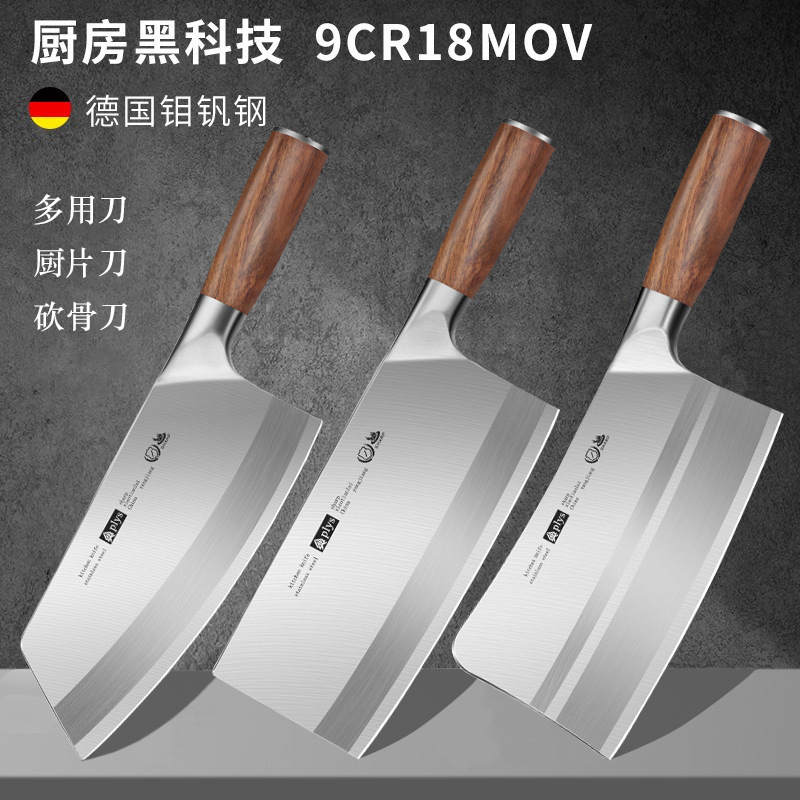 Kit completo de cuchillos cortar cuchillo de cocina afilado cuchillo de corte cuchillo de cocina de hueso de pera real mango de madera de cocina de acero inoxidable otros