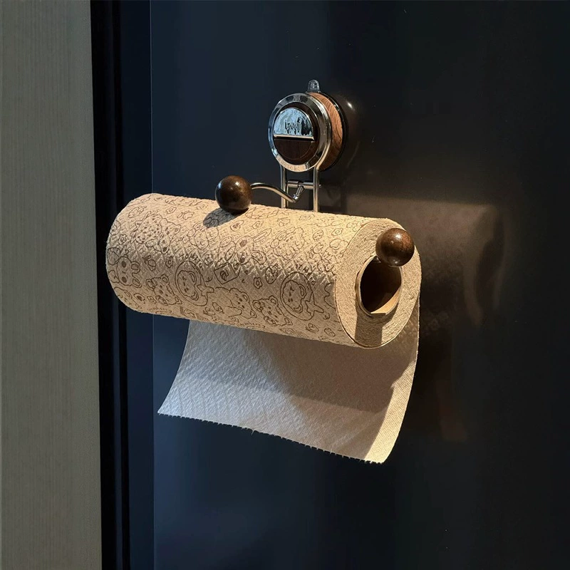 Подставка для кухонных полотенец, присоска магнитная всасывание без пробивания