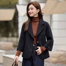 2025新款秋冬新款羊毛呢小个子小香风外套女时尚呢上衣ZQ25281-1