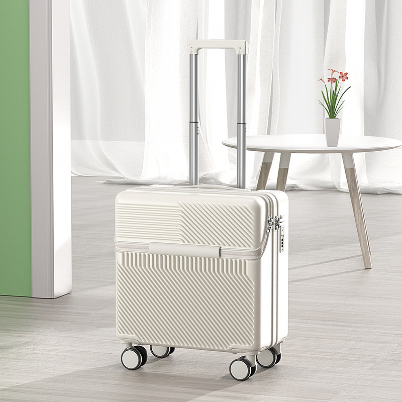 Half-Open Lid New Carry-On Suitcase 18inch Female Influencer Silent Spinner Wheels Travel Luggage Trolley Case Male Portable