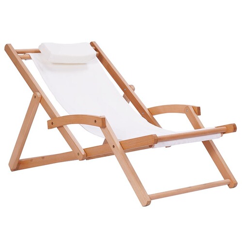 Outdoor beach chair home leisure nap comfortable balcony lazy man recliner camping minimalist portable foldable chair wholesale