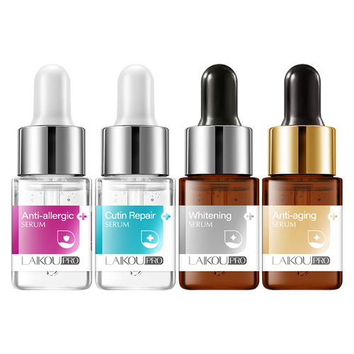 LAIKOU LEIKOU PRO 4-color Essence Liquid 12ml Moisturizing and Hydrating Skin Care Products Cross-border Sources of English Packaging 