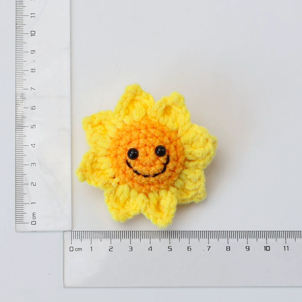 Яблоко, подвеска handmade, клубника, вязаная брелок, подсолнух, оптовая