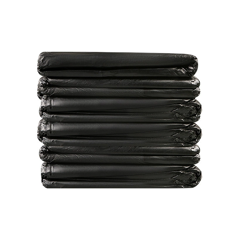 Black big garbage bag, increased thickness
