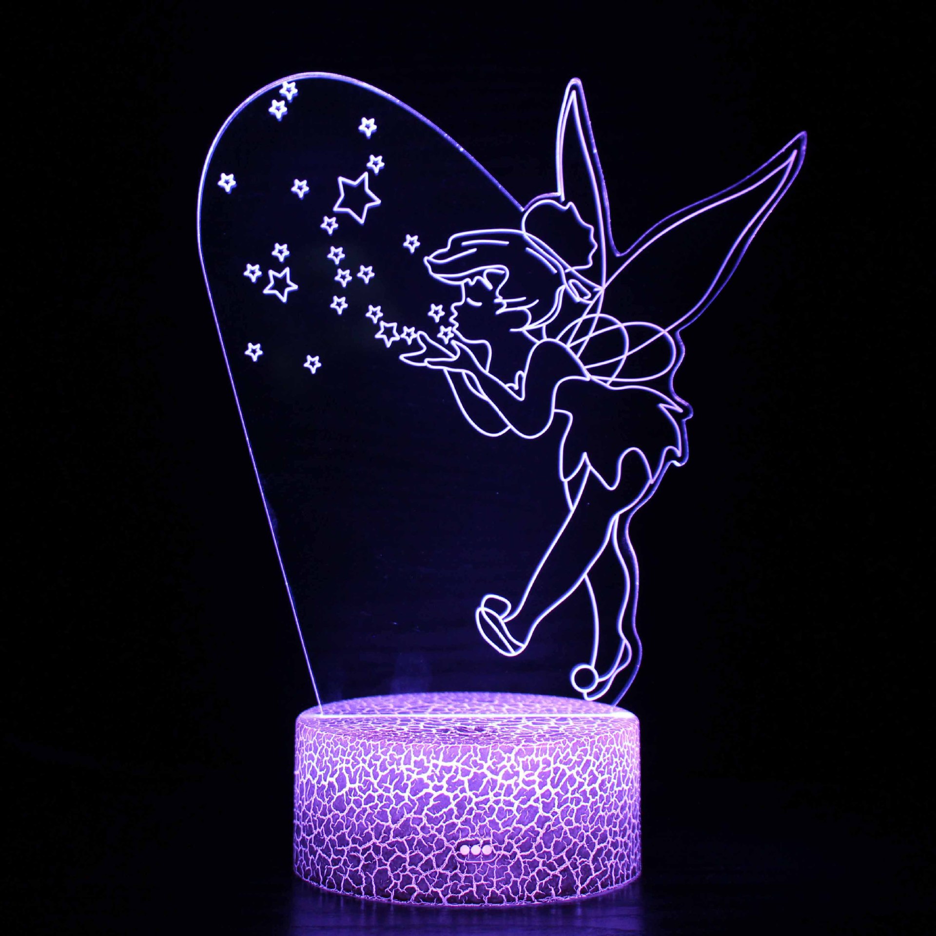Luz de noche LED personalizada Jesús Virgen Ángel serie lámpara de mesa regalo creativo acrílico 3D noche luz al por mayor