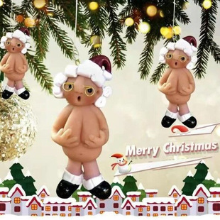 Amazon Cross Border Christmas Resin Santa Claus Christmas Tree Pendant Gift American Character Decoration Set