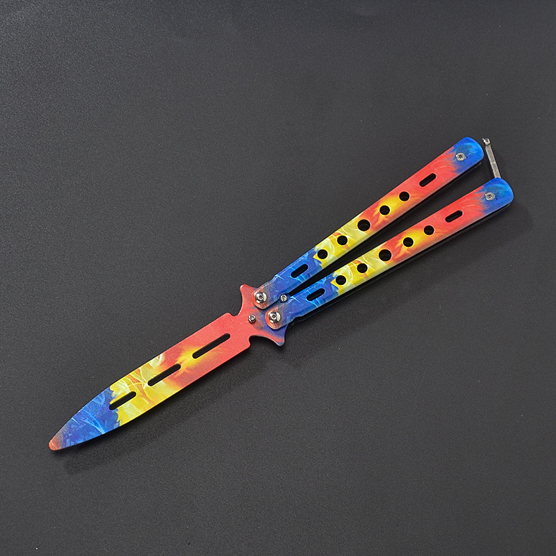 3D colorido doble punta