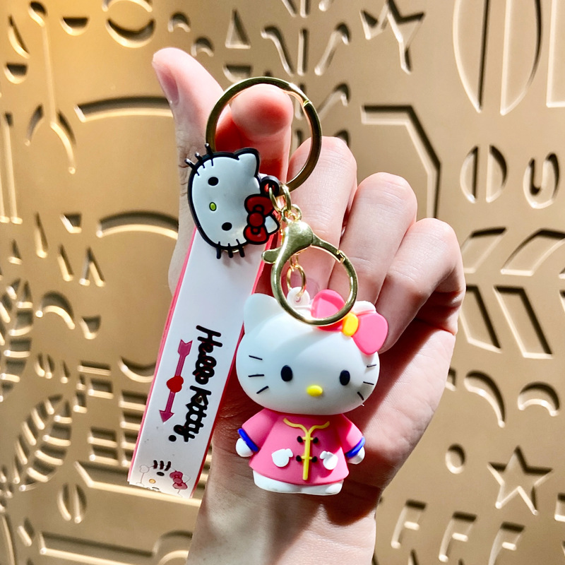 Llavero Creativo de Sanrio con Perro de Orejas Grandes, Cinnamoroll, Colgante para Bolso, Adorno, Pequeño Regalo al por Mayor de Yiwu