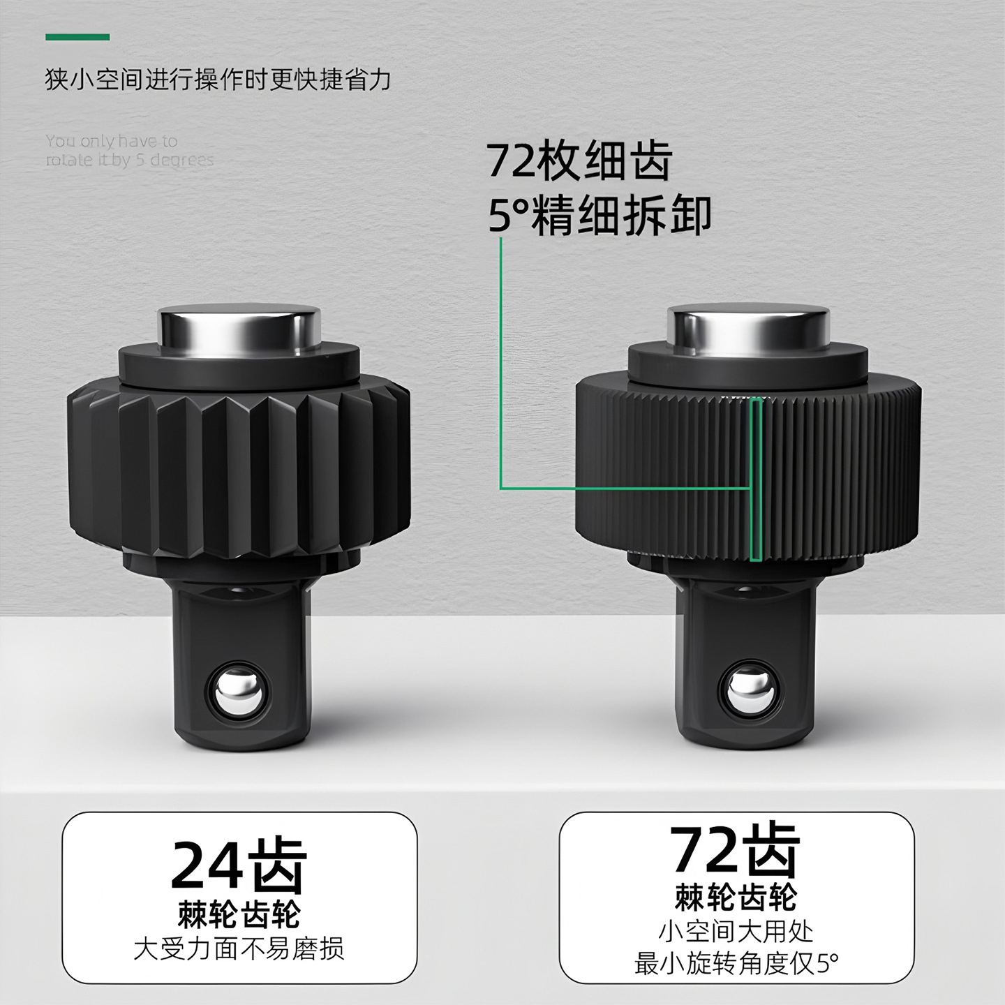 Llave de trinquete retráctil para reparación de automóviles