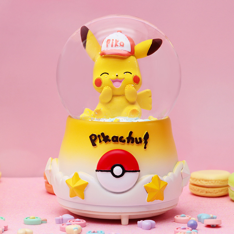 Romántico secreto bosque bola de cristal luminosa caja de música caballo blanco creativo decoración de escritorio de niña regalo de estudiante al por mayor