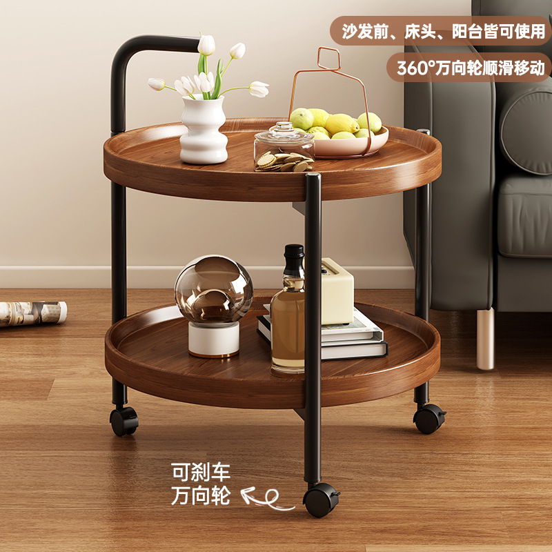 Carrinos móviles de estilo nórdico, mesas de té, sofá, salón, mesas caseras, mesas de té modernas y simples.