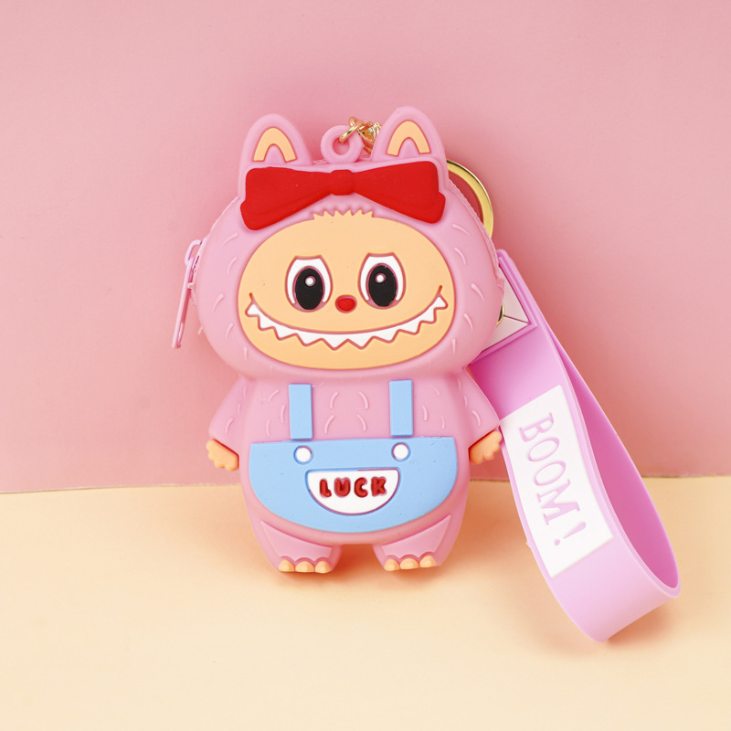 メーカーが生産するネズミ駆除パイオニアラブブキーホルダーペンダントシリコンバッグかわいい子供用小銭入れ|undefined