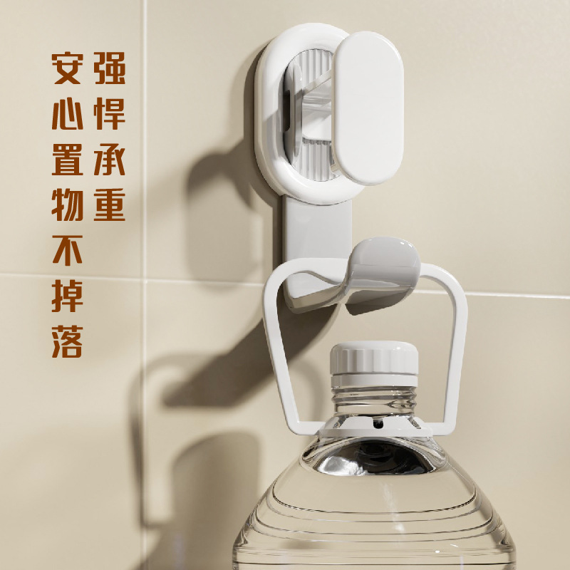 Gancho para lavabo Gancho para almacenamiento de cocina doméstica sin perforación Gancho para baño grande Estante para baño Estante para lavabo