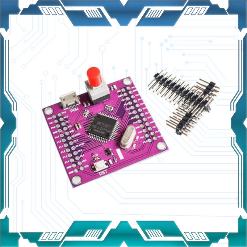 MCU-52 STC89C52RC 单片机 开发板 小系统 紫色版