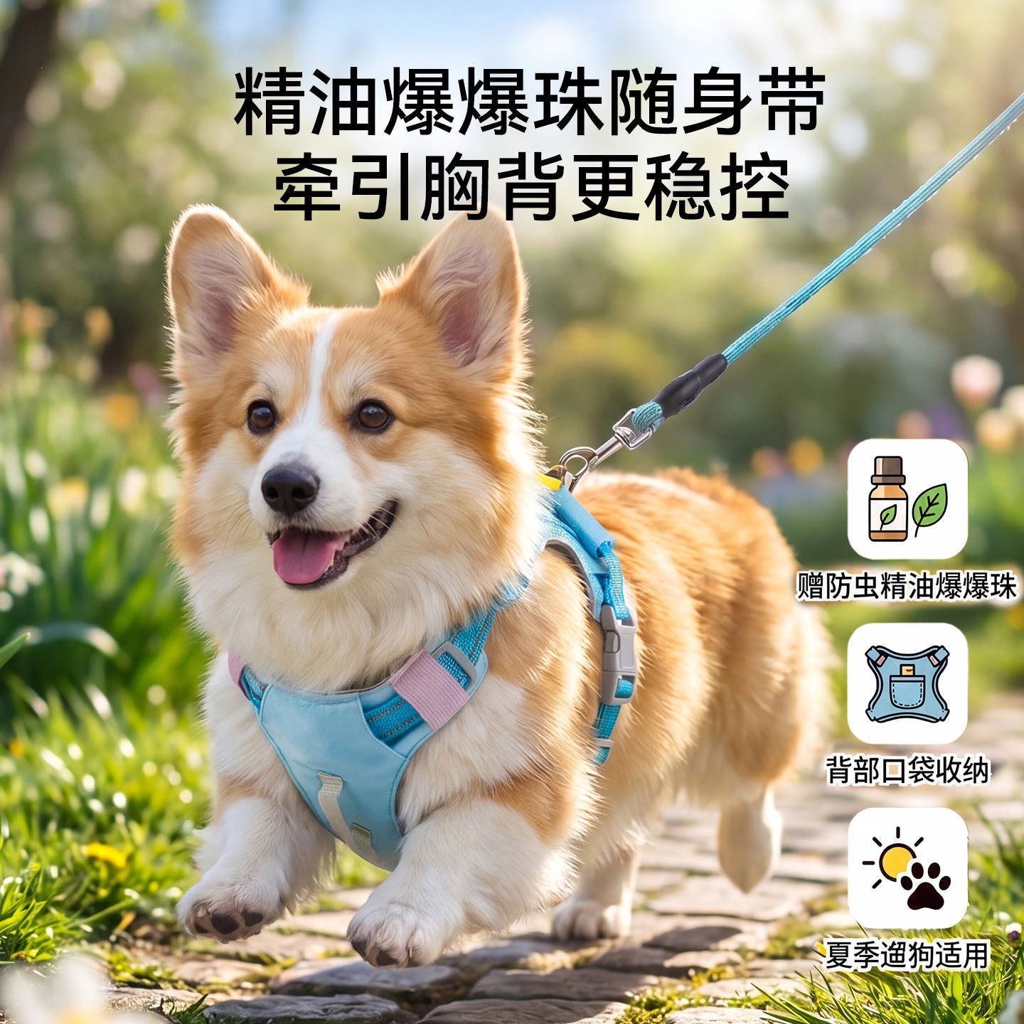 Herramientas de contraste de color mascota cinturón de pecho conjunto de cuerda de tracción para perros y gatos para caminar cuerda de perro mayorista perros pequeños y medianos