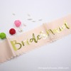 Spot single party etiquette with BRIDE to be wedding scalding Team bride bride shoulder strap