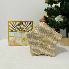 D家2025圣诞限定星星化妆包收纳盒可改造手提包包美到掉渣渣