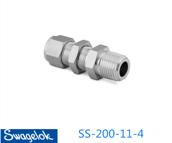 Swagelok世伟洛克卡 (SS-200-11-4) 套管接头穿板1/8in x1/4inNPT