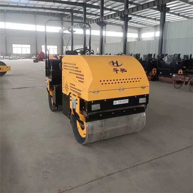 compactor de carretera pequeño 3 toneladas de vibración tipo empuje manual de acero doble compactor de mano asfalto 1 tonelada de ingeniería compactor