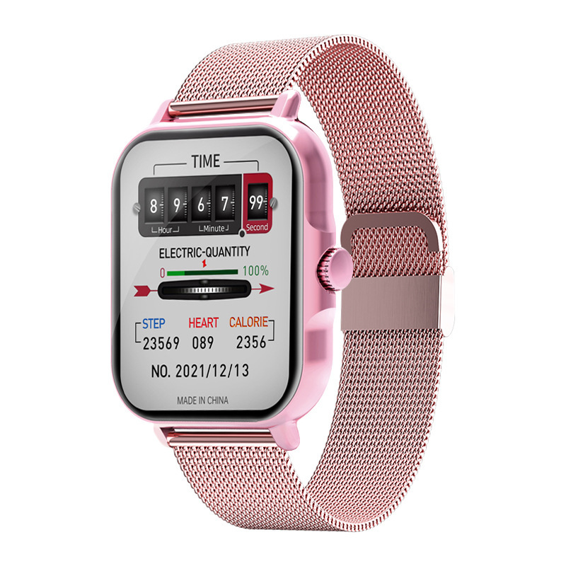 Nueva L21PLUS llamada Bluetooth reloj inteligente codificador HD voz asistente de la presión arterial del ritmo cardíaco pulsera inteligente