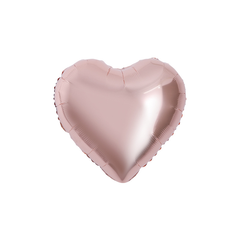 18寸桃心-玫瑰金